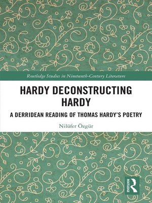 cover image of Hardy Deconstructing Hardy